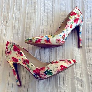 Jessica Simpson Floral Heels